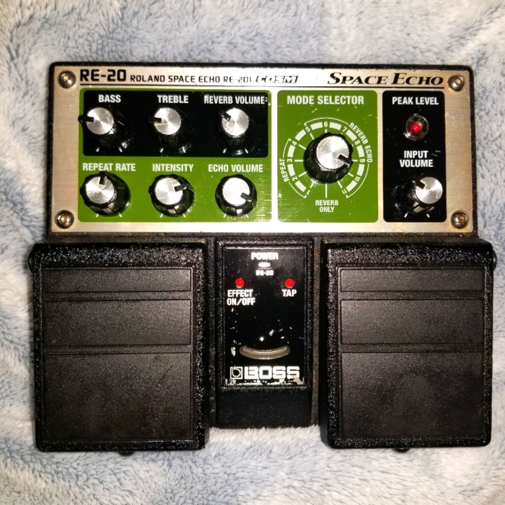 BOSS RE-20 Effector RE-20 Space Echo SPACE ECHO Twin Pedal
